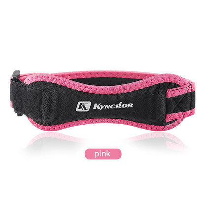 Adjustable Patella Knee Support Strap with Silicone Pad