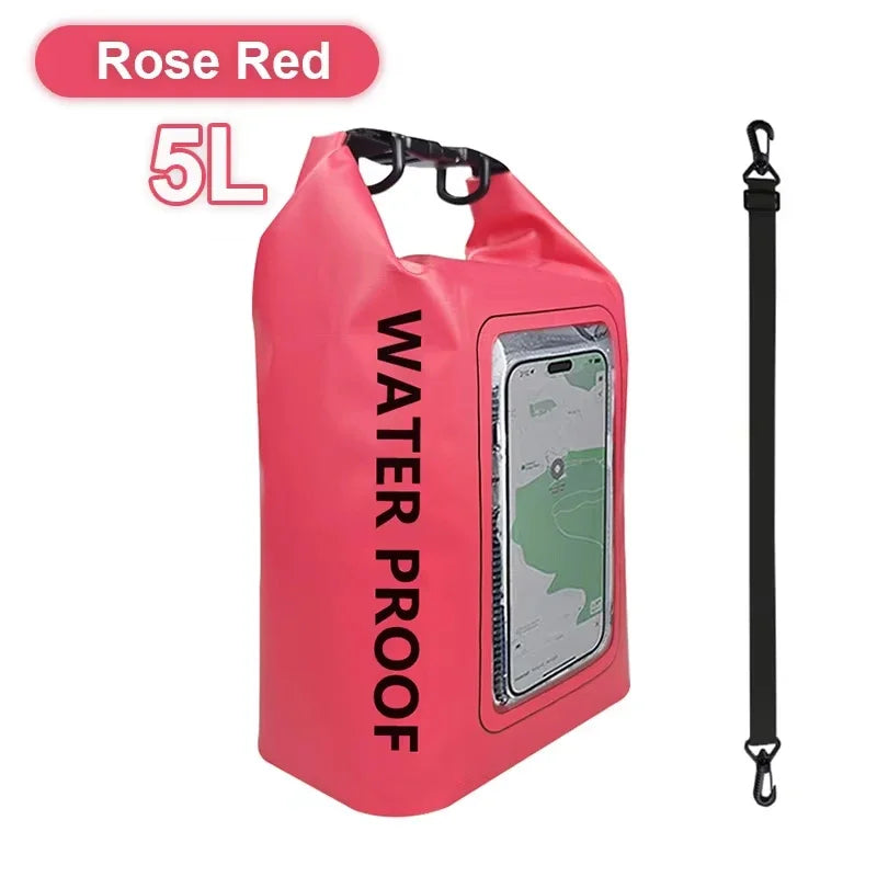 2L or 5L Waterproof Touch Screen Dry Bag