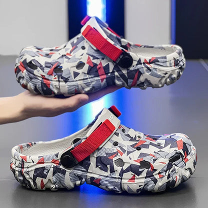 Men’s Camouflage EVA Garden Clogs Outdoor Sandals