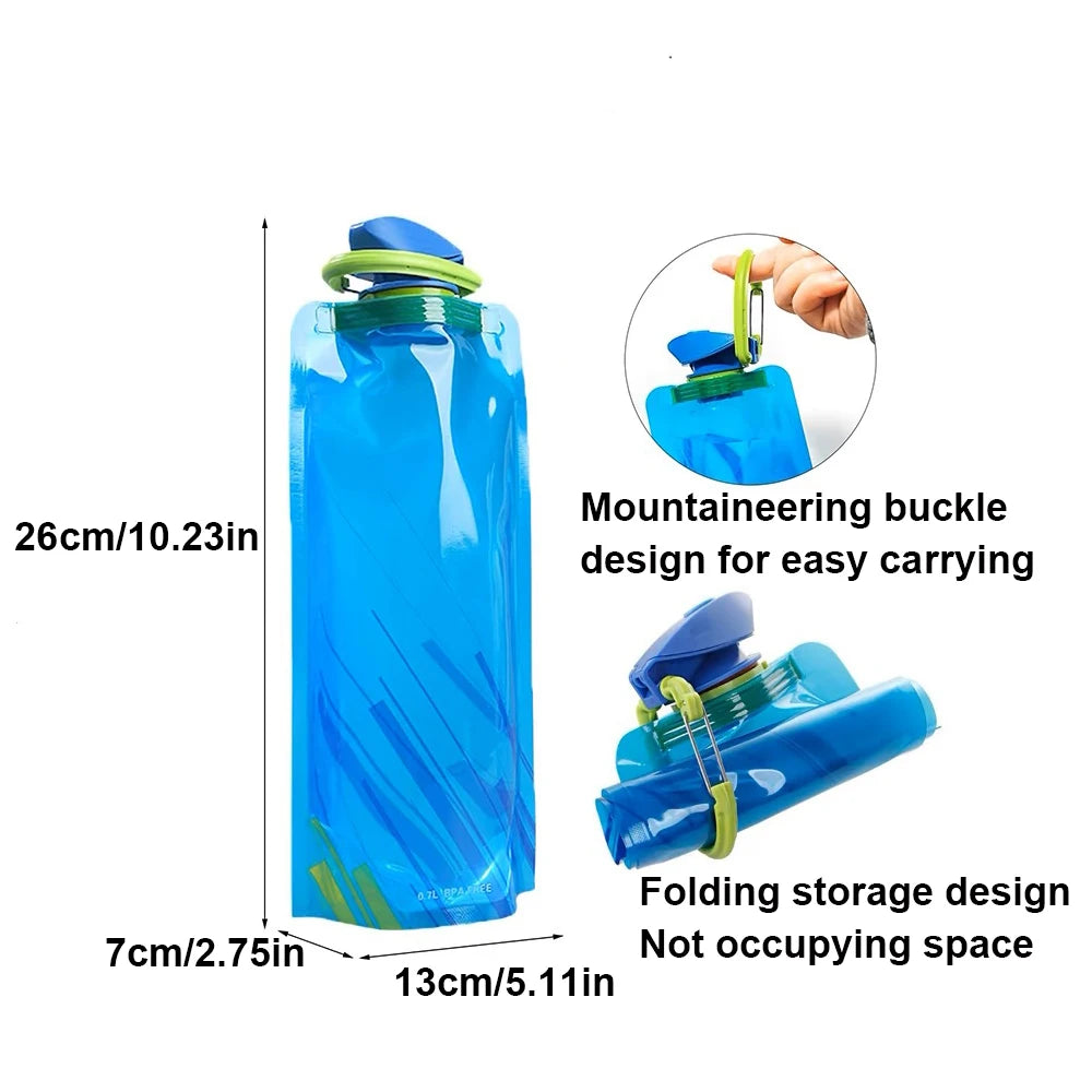 Portable Foldable PE Sports Water Bottle