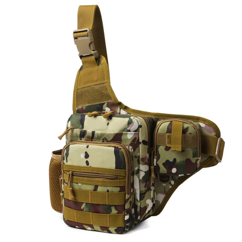 Men's Tactical MOLLE Crossbody Waist Pack