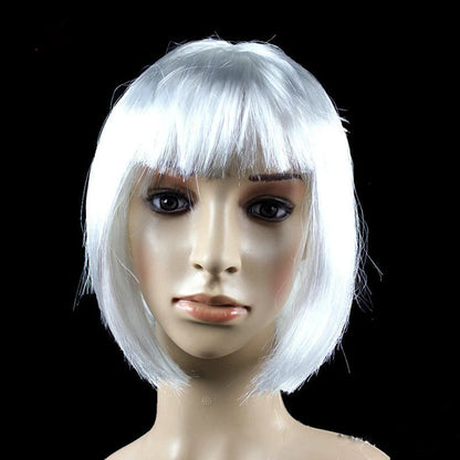 Short Bob Synthetic Cosplay Wig for Women