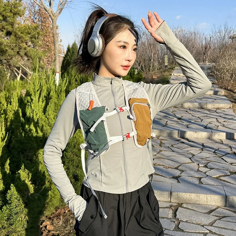 Reflective Running and Cycling Hydration Vest Backpack