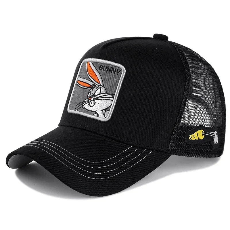 Unisex Anime Cartoon Snapback Trucker Baseball Cap