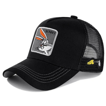 Unisex Anime Cartoon Snapback Trucker Baseball Cap