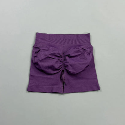 Women's Low Waist Scrunch Butt Biker Shorts