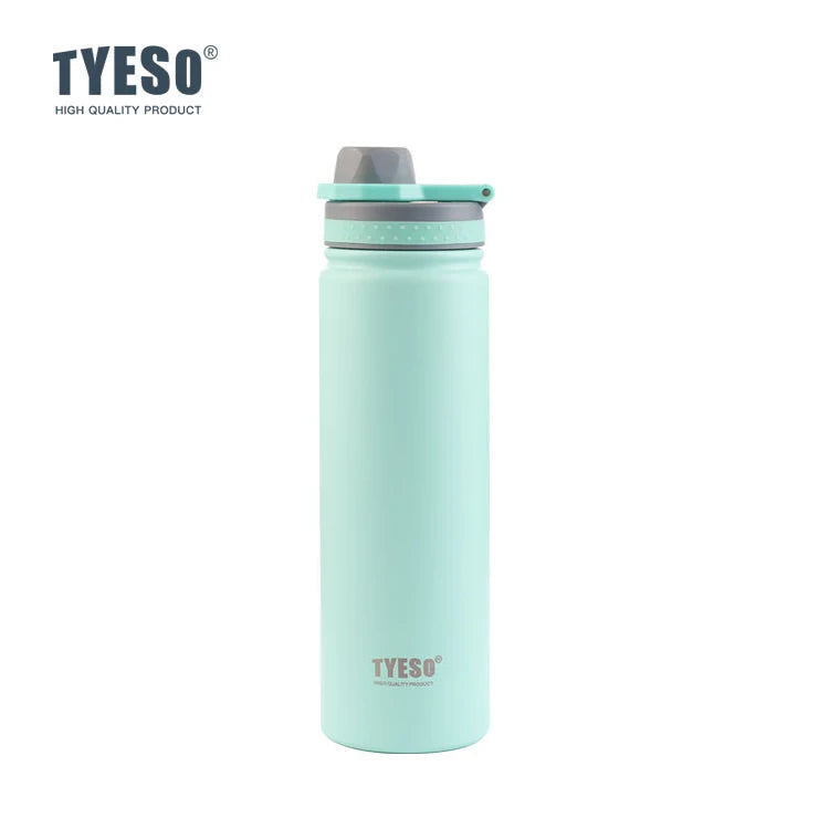 TYESO Stainless Steel Insulated Travel Thermos Bottle