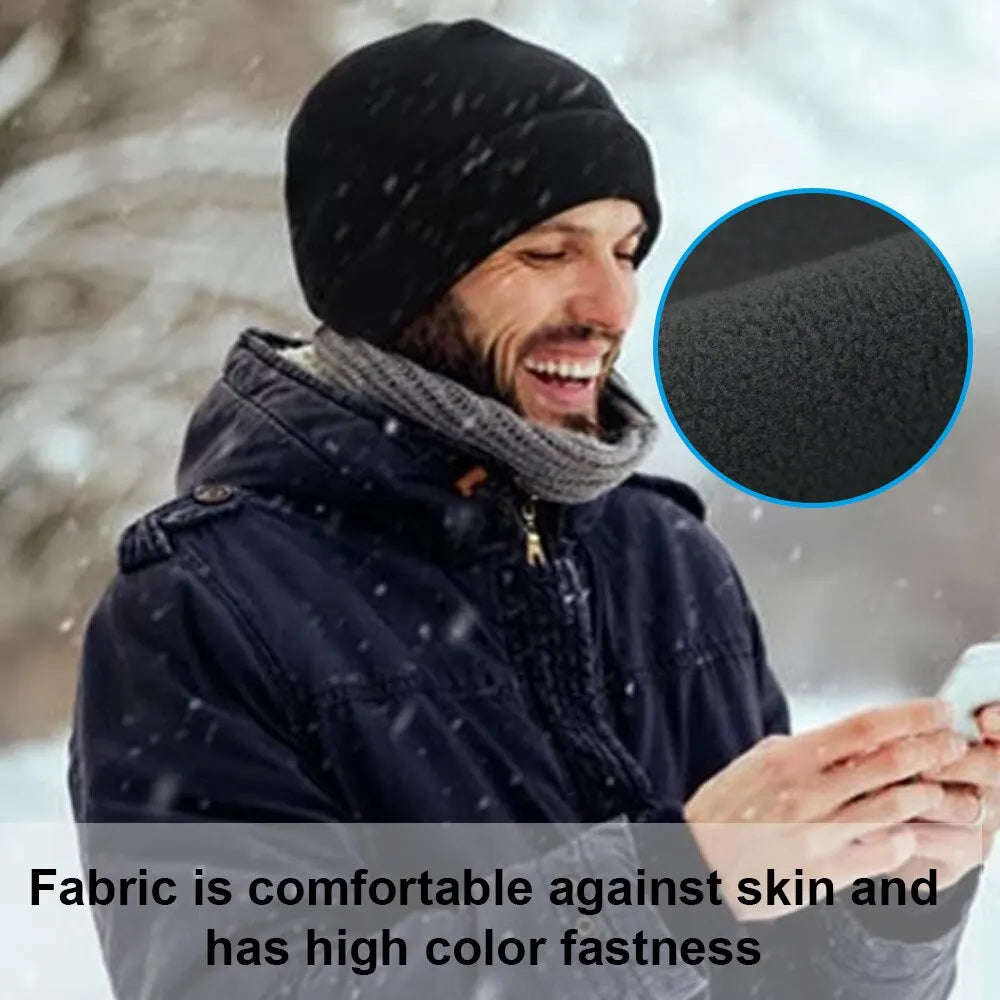 Unisex Warm Windproof Polar Fleece Skull Cap