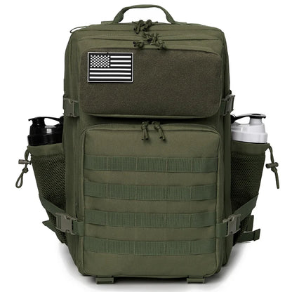 45L MOLLE Tactical Hiking Backpack with Bottle Holder