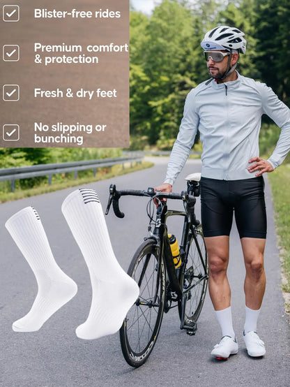 1 Pair Unisex Compression Cycling and Running Socks