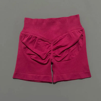 Women's Seamless Scrunch Butt Gym Biker Shorts