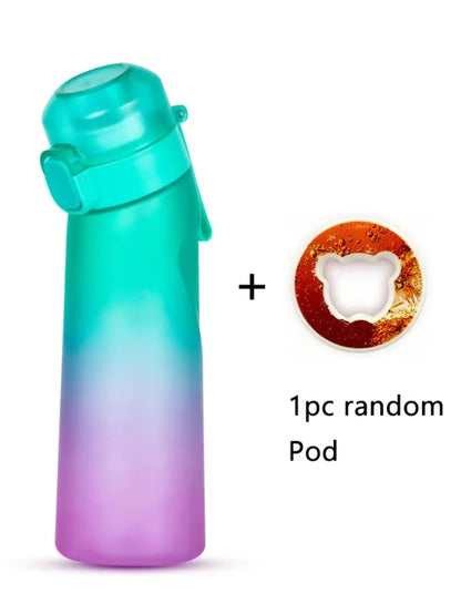 Gradient Air Water Bottle with Bear Scented Flavor Pod