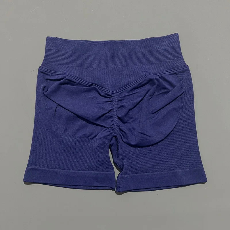 Women's Seamless Scrunch Butt Gym Biker Shorts