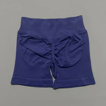 Women's Seamless Scrunch Butt Gym Biker Shorts