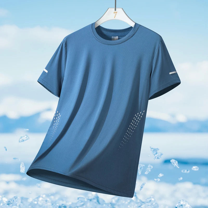 Men's Quick Dry Reflective Running T Shirt
