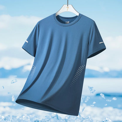 Men's Quick Dry Reflective Running T Shirt
