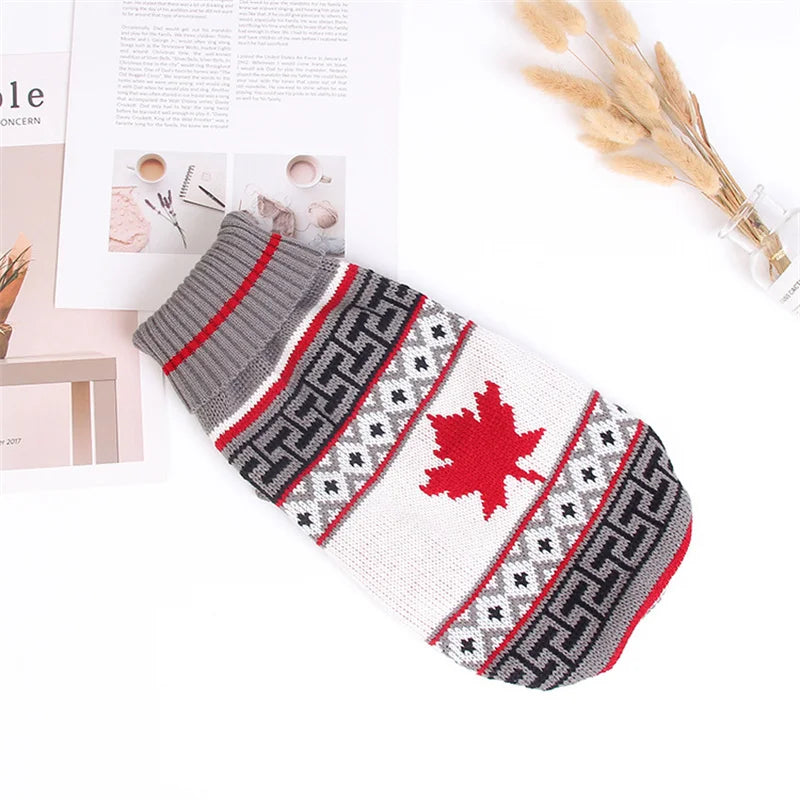 Cute Warm Pullover Sweater for Small Dogs & Cats Winter Pet Clothing