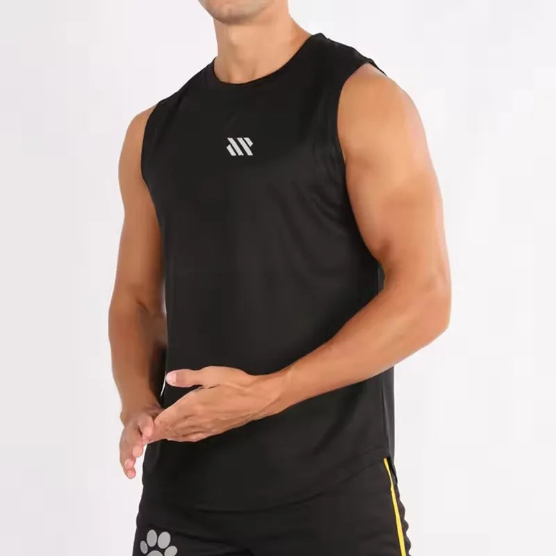 Men's Mesh Bodybuilding Stringer Tank Top