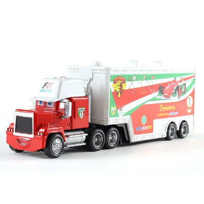 Pixar Cars Character Container Truck Toy Set