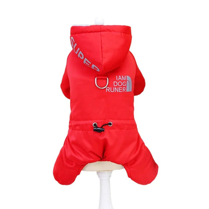 Thick Waterproof Winter Dog Jumpsuit Hoodie for Small Dogs