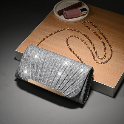 Shiny Wedding Envelope Clutch Bag for Women