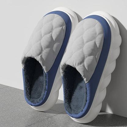 Men’s Waterproof Fur Lined Winter Slippers Size 48–49