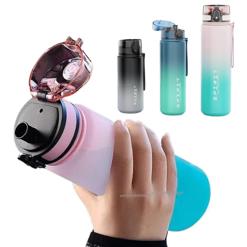 500ml to 1000ml Leak Proof Sports Water Bottle