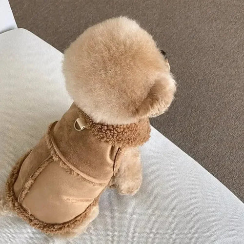 Cute Dog Vest Jacket for Small & Medium Dogs Winter Pet Clothing