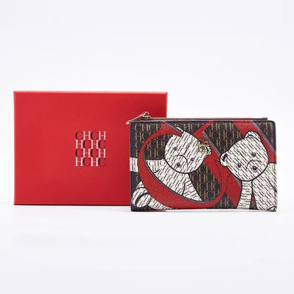 Women’s Cartoon Print Compact Wallet Lightweight Purse