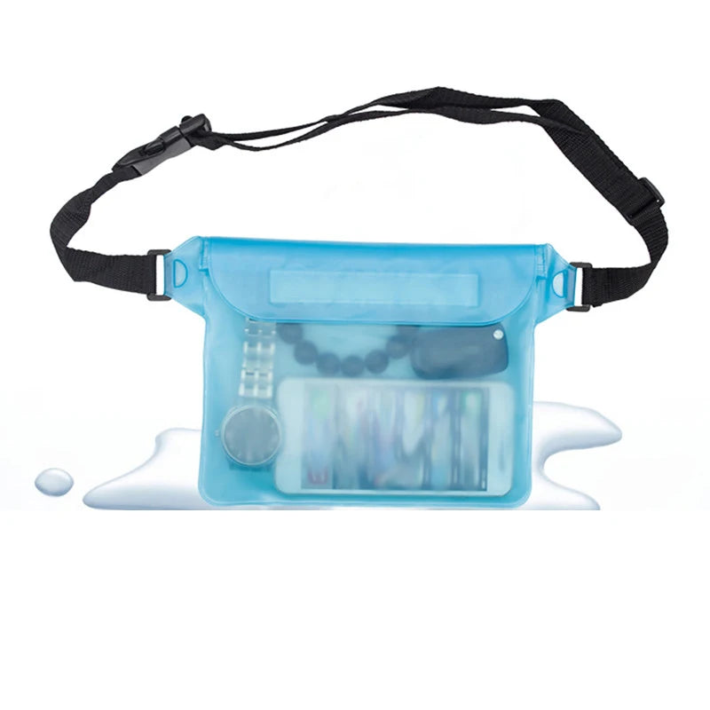 Waterproof Dry Bag Waist Pack with Phone Pouch