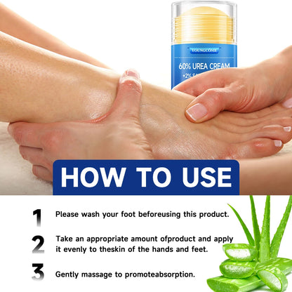 Urea Foot and Hand Cream with Salicylic Acid and Tea Tree