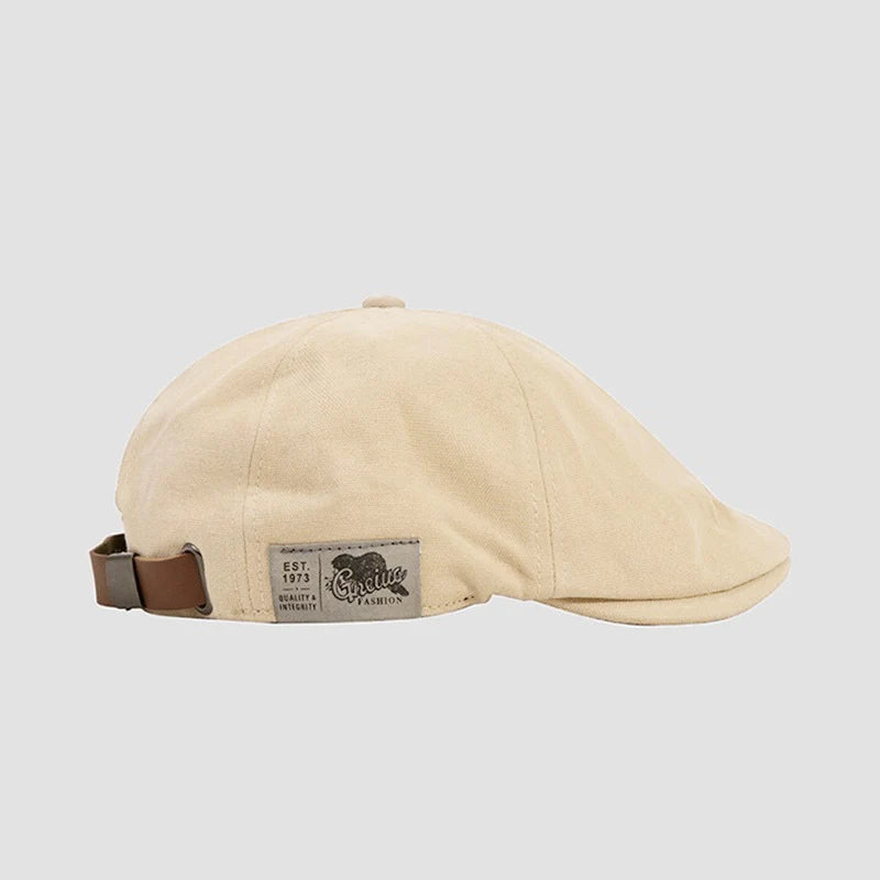 Unisex Vintage British Ivy Newsboy Cap