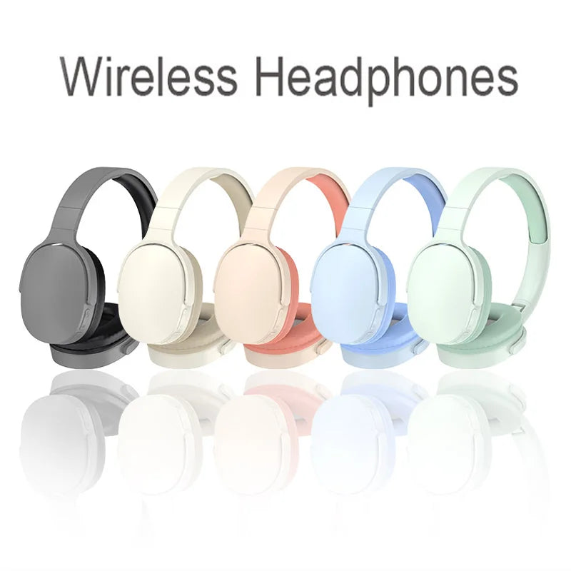 Bluetooth 5.3 Over Ear Wireless Headphones with Microphone