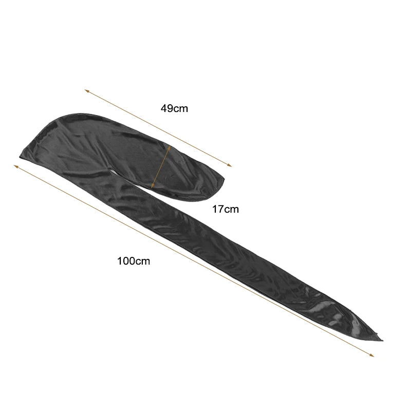 Unisex Silky Long Tail Durag Headwrap