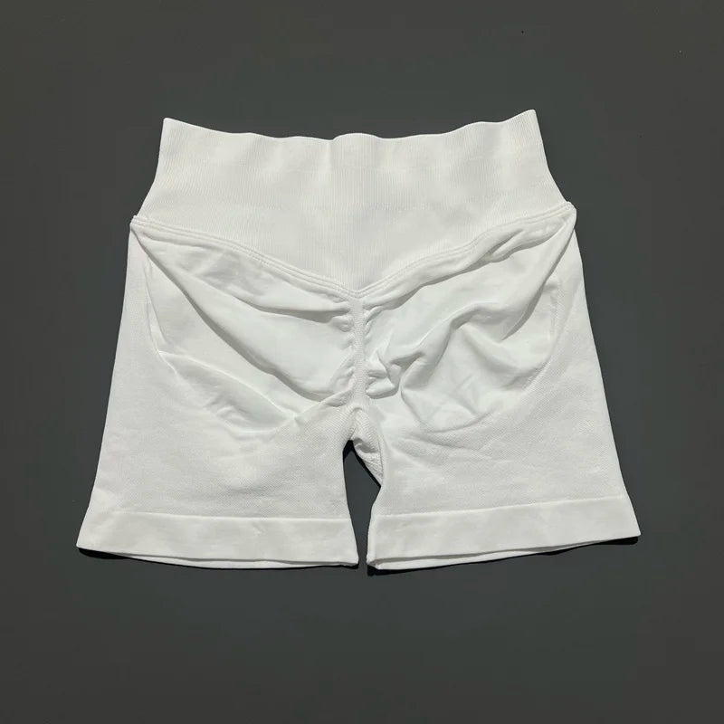 Women Fitness Workout Shorts Yoga High Waist Lift Butt Fitness Shorts Gym Running Sportswear Women Push Up Gym Leggings