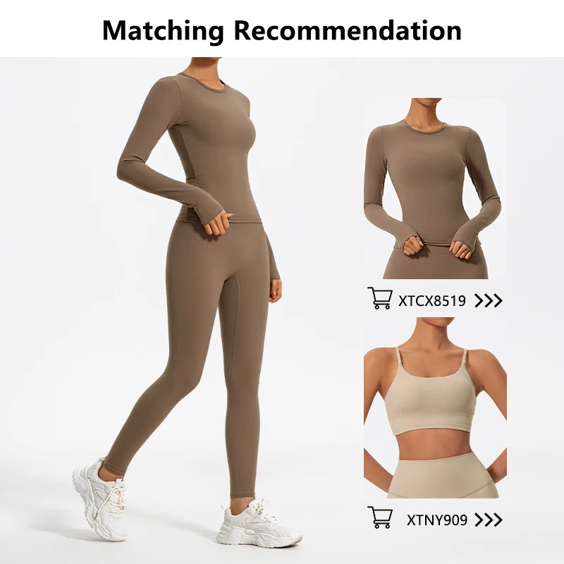Hearuisavy Women's High Waist Soft Butt Lift Yoga Leggings