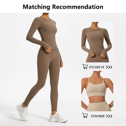 Hearuisavy Women's High Waist Soft Butt Lift Yoga Leggings