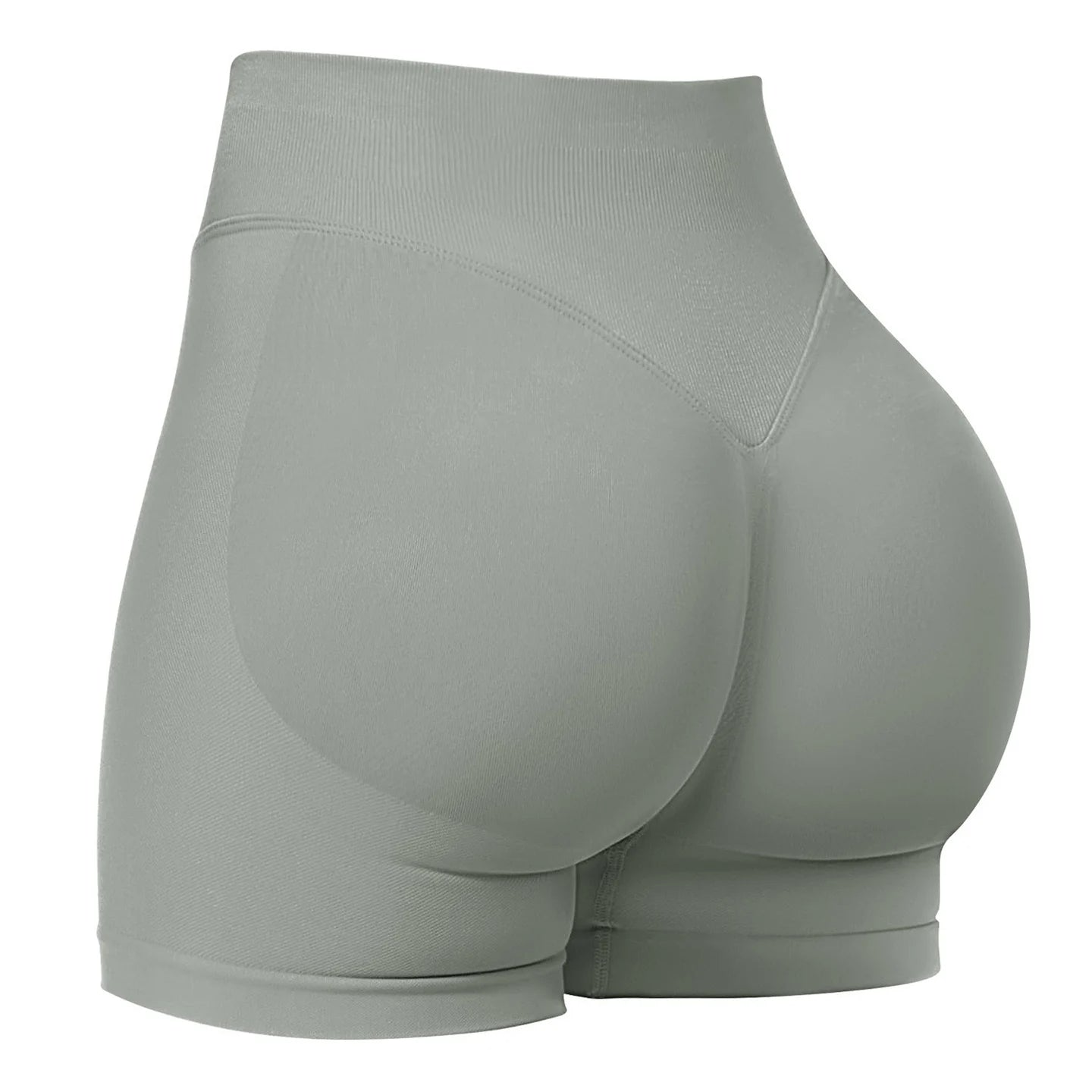 Women's Low Waist Seamless Stretch Yoga Shorts