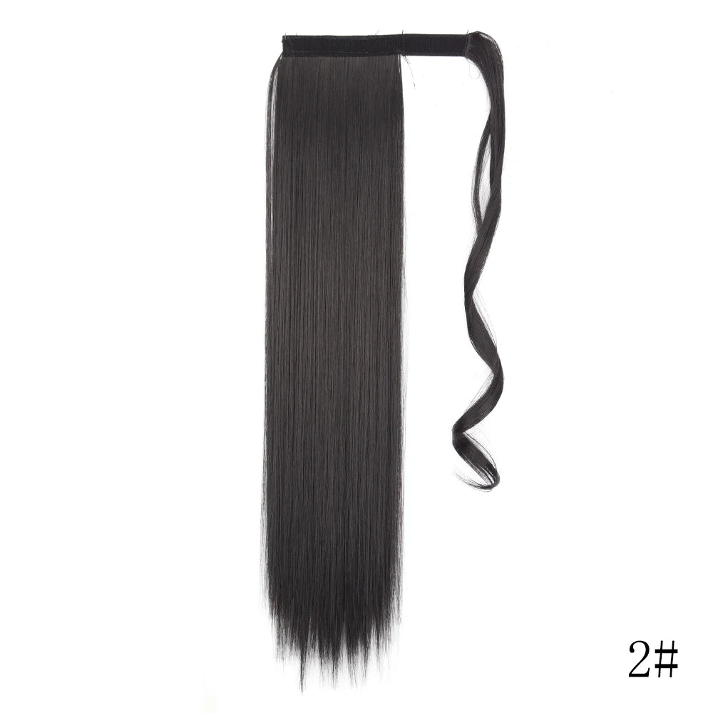 Long Straight Wrap Around Ponytail Hair Extension