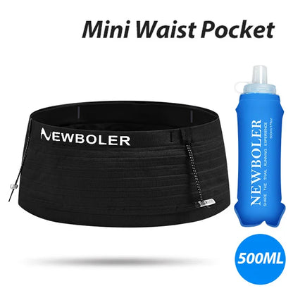 Elastic Running Waist Bag and Race Number Belt
