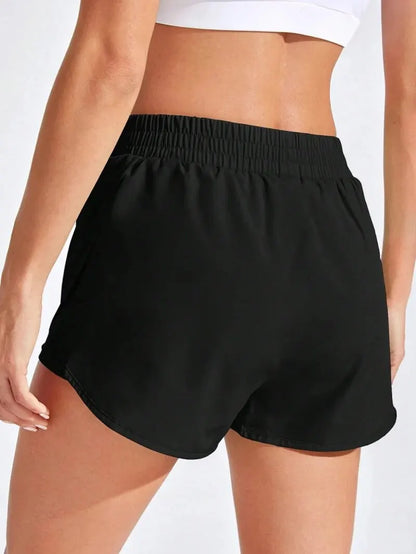 Women's Elastic Yoga Workout Shorts