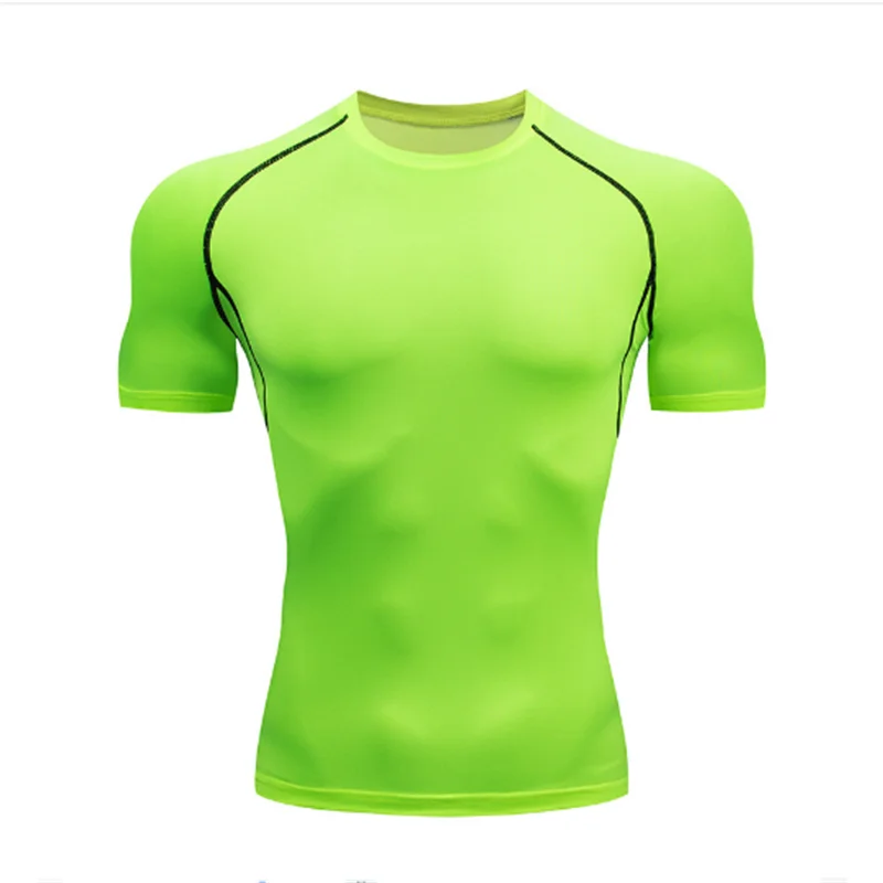 Men's Quick Dry Compression Workout T Shirt