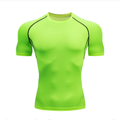 Men's Quick Dry Compression Workout T Shirt