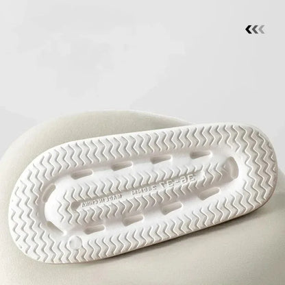 Cute Couple EVA Pillow Slippers Soft Sole Non Slip Bathroom Shoes