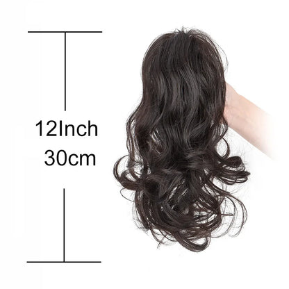 12 Inch Curly Claw Clip Ponytail Hair Extension