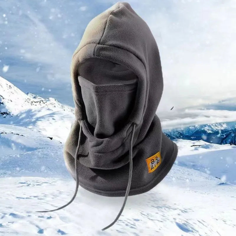 Unisex 3 in 1 Windproof Balaclava Hat with Neck Warmer
