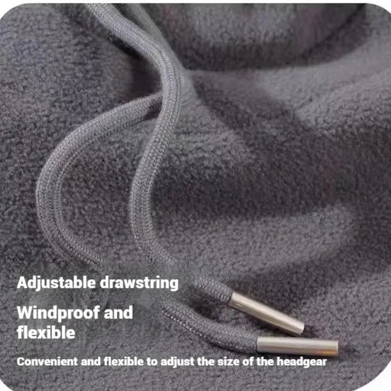 Unisex 3 in 1 Windproof Balaclava Hat with Neck Warmer