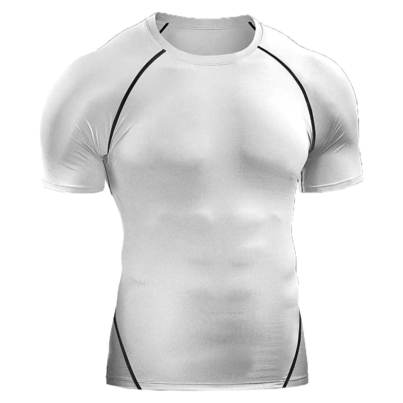 Men's Quick Dry Compression Running T Shirt