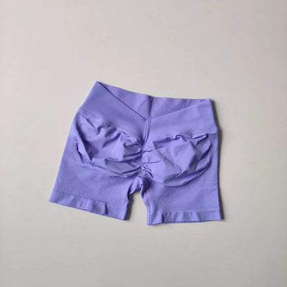 Women's High Waist V Shape Butt Lift Yoga Shorts