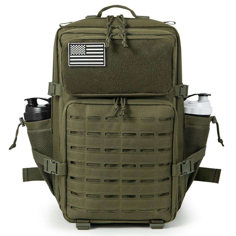 45L MOLLE Tactical Hiking Backpack with Bottle Holder